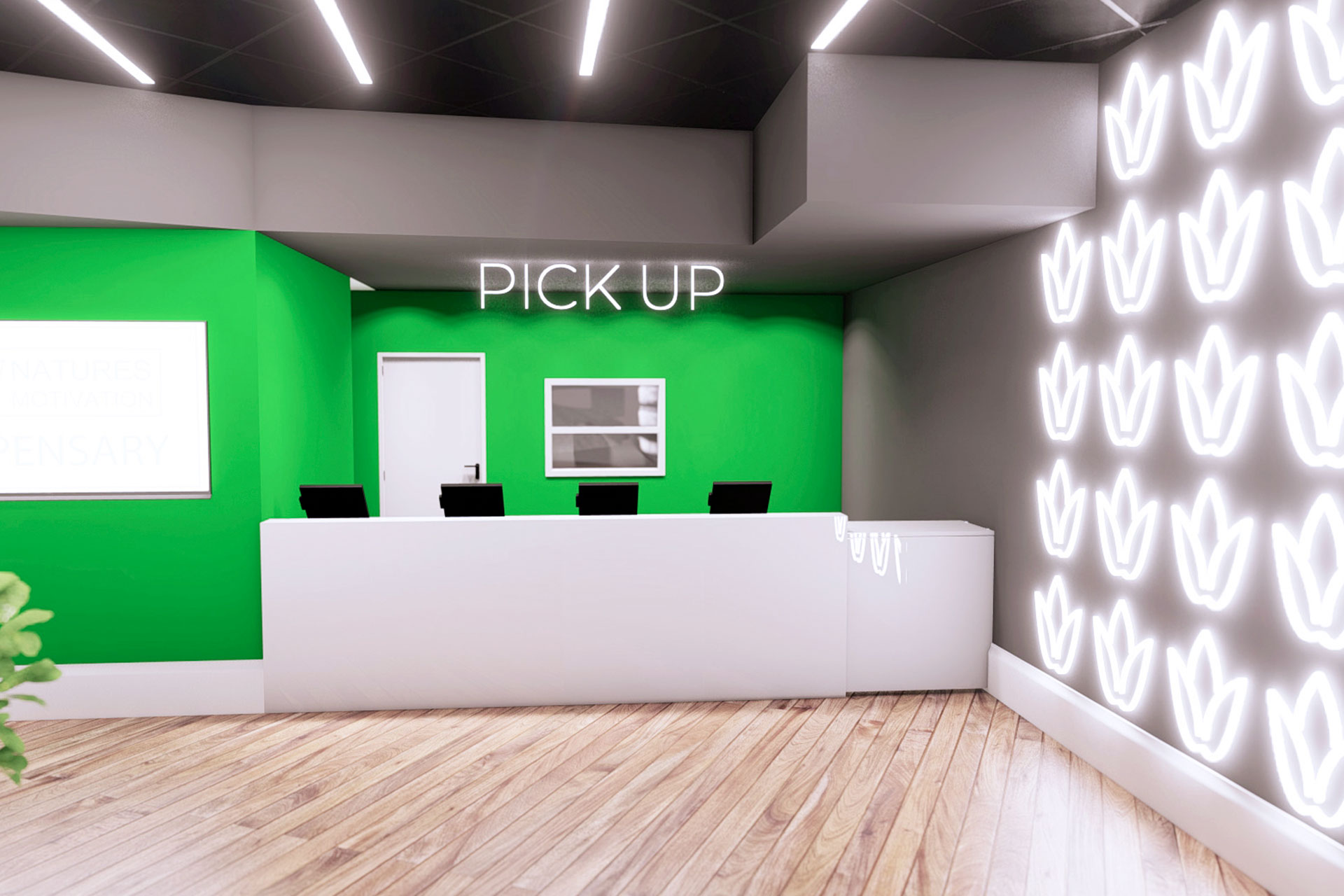 Transforming Retail Spaces: Tirso Lighting's Custom Solutions for Nature's Motivation Dispensary